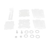 Aquarium Aquatic Planter Acrylic Clear High Gloss Transparent Slippy Surface Strong Durable Hanging Aquatic Plant Holder for Fish Tank Aquascape Decoration (S)