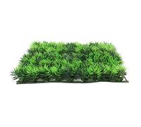 Aquarium Artificial Grass Mat, Aquarium Decorations Grass Fake Lawn Turf, Square Artificial Plastic Lawn for Saltwater Freshwater Tropical Landscape Lawn Aquarium Beautiful Decoration Plastic Plant