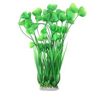Aquarium Artificial Green Water Plants Lifelike Plastic Plants Grass Ornament Fish Tank Artificial Underwater Plants Aquarium Decor and Accessories(Green)