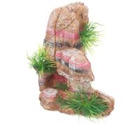 Aquarium Artificial Mountain Cave Decoration Resin Ornament for Fish Tank