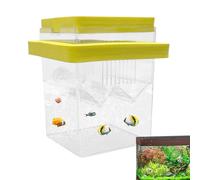 Aquarium Breeding Box - Fish Hatch Aquarium Incubator Tank Floating Isolation Box | Small Fish Incubator Aquarium Bleeder Box for Hatching Guppies Beta Fish with Suction Cup