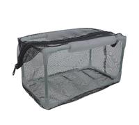 Aquarium Breeding Box with Zipper, Black Pp Frame Mesh Isolation Net | Stable Floating Setup, Spawn Protection for Fry Rearing, Gentle Access Design for Aquarium Separation