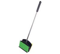 Aquarium Brush - Fish Tank Cleaning Wash, Ergonomic Handle Aquarium Scrubber Tool, Long Handle Algae Sponge Brush, Easy to Reach Fish Tank Maintenance, Double-Sided Cleaning Brush for Glass Tanks