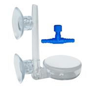 Aquarium Bubble Stone - 2.36x2.76in 60g Acrylic Nano Air Disc Kit, Ultra Fine Bubbler Diffuser, Silent Oxygen Aerator For Fish Tank, Outdoor Pond, Live Transport, Home Decor