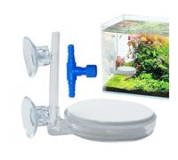 Aquarium Bubble Stone - 3.5x7cm Ultra Fine Aeration Diffuser, Acrylic Air Stone Kit, Silent Oxygen Bubbler, Stand, Regulating Valve | Efficient
