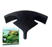 Aquarium Cave - 2 Entrances, Stable Aquarium Cave | Themed Flooring Ornament, Aquarium Decor, Shrimp Nest for Freshwater and Saltwater Outdoor Habitat
