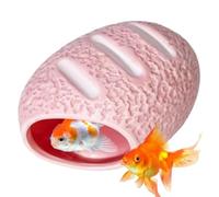 Aquarium Cave Bread Non-Slip Cooling Bite-Proof Aquarium Decor | Reptile Frog House Tank Decor for Tortoise Shrimp Frog Spider Mice Lizard Home Cage Terrarium Daily