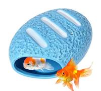 Aquarium Cave Bread Non-Slip Cooling Bite-Proof Aquarium Decor | Reptile Turtle Tank Cave Shelter for Shrimp Frog Gecko Spider Hamster Indoor Outdoor Home Cage Daily
