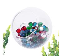 Aquarium Cave, Glass Aquarium Decoration - Habitat for Hermit Bernard and Aquarium Accessories, Rest Nest for Black Shrimp and Aquatic Life