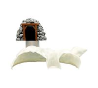 Aquarium Cave | Hiding Place Landscaping Decoration | Aquarium Tunnel Cave Underwater Decoration | Hiding Place for Betta Guppy Cory Cichlid Catfish Reptiles Hermit Crab Terrarium Retreat