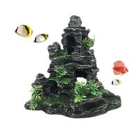 Aquarium Cave | Realistic And Fun Artificial Mountain | Funny Artificial Tree Aquarium Ornaments | For Apartment, Office, Farm, Pond, Betta, Turtle, Shrimp, Play And Play