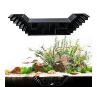 Aquarium Cave: Removable Underground Fish Shelter for Breeding Habitat, Betta View Decor | for Freshwater and Tank | Fish Shelter for Setup