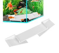 Aquarium Cave, Tube Habitat for Shrimp and Fish - Triangle Dome Habitat with Curved Hole Large Underground Terrace for Chichlid Crayfish Terrarium Aquatic
