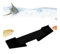 Aquarium Cave, Watching Fish Tube, Large Dome Habitat with Triangular Curved Hole and Underground Terrace for Crayfish Loaches Cichlid Reptiles Terrarium