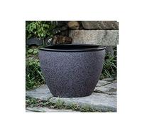 Aquarium Ceramic Bowl Fish Tank Water Lily Pot Lotus Large Tank Lotus Pot Outdoor Courtyard Large Water Tank Retro Koi Tank Fish Tank Decorations (C 90cm)