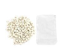 Aquarium Ceramic Ring Filter Media, Micro Hole Biological with Net Bag for Fish Tank Filtration - Efficient Nitrifying Breeding, High Temperature Calcination, Fresh and Saltwater