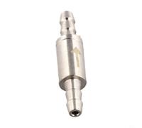 Aquarium Check Valve 4mm Stainless Steel Rust for proof Aquarium | Rust resistant stainless steel, prevents water backflow, fits 4mm tubing, for ideal for injection, long lasting durability