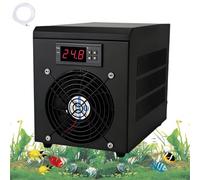 Aquarium Chiller 60L, 180W Ice Bath Water Chiller with Digital Temperature Control, Quiet Tank Cooler System for Hydroponics and Aquatic Life, Cold Water Use