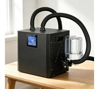 Aquarium Chiller 79 Gallons, 1/3 HP Water Cooling System for Fish Tanks, Hydroponic Cooler with LED Display, Pipe, Water Pump, Remote Control