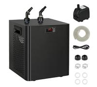 Aquarium Chiller and Heater 300L - Adjustable Water Cooling System for Ice Bath Seafood Cultivation, 160L 500L Models Available for Fresh and Salt Water (160l/42gal)