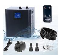 Aquarium Chiller for 79 Gallon Tanks, Active Aqua 1/3 HP with LED Display, Pipe, Water Pump, Remote Control for Home Use, Ideal for Axolotl and Fish Tank Cooling