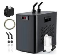 Aquarium Chiller, Water Cooler for Fish Tank, Quiet Compressor for Hydroponics and Coral Reef, Compatible with 42 to 132 Gallon Aquariums