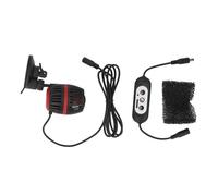 Aquarium Circulation Pump Quiet Submersible Wave Maker Pump for Fish Tank Ocean Simulation 12V ABS 6x11cm 4 Gears 50-100cm 250L (Black)
