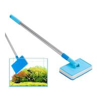Aquarium Cleaning Tools Adjustable Algae Scraper Brush with Sponge | Cleaning Brush for Aquarium Home Pond Wall Plant Reptile Turtle Beta