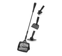 Aquarium Cleaning Tools, Adjustable Handle Brush Kit, Algae Scraper and Net Combo, Reusable Maintenance Accessories, for Planted Tanks, Terrariums, and Tank Care at Home