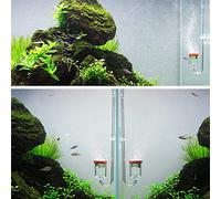 Aquarium CO2 Diffuser Transparent Bubble Counter for Plants - Large, Medium, Small (M)