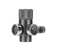 Aquarium CO2 Regulator,Single/Dual Fish Tank Carbon Dioxide Pressure Gauge Adjustable Pressure for Aquatic Plants CO2 System