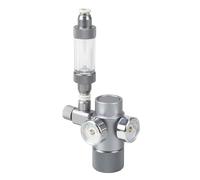 Aquarium CO2 Regulator, W21.8 Upper Opening Mini CO2 Pressure Gauge with Check Valve for Fish Tank Carbon Dioxide System