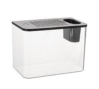 Aquarium Complete Set Fish Tank Aquarium Transparent Turtle Tank Aquarium Fish Bowls Aquarium Starter Kits 32 x 18.5 x 23 cm