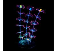 Aquarium Coral Ornaments Silicone Decor Fish Tanks Glow Plant Decorations Artificial Realistic Reef Seaweed Aquarium Fish Tanks Decor Ornaments Reef Decorations Small Artificial Silicone Seaweed Plant