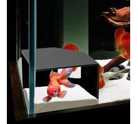 Aquarium Corner Cave Hide - Fish & Shrimp Tank Accessories, Axolotl Hiding Spot, Fish Hiding Cave, Natural Terrarium Decoration for Reptiles & Aquatic Pets