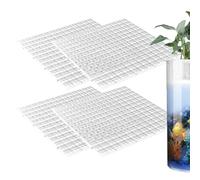 Aquarium Cover - 4pcs Grid Panel Top Tortoise Lid, Tortoise Terrace | Terrarium Turtle Basking, Filter Plate for Fish Tank Hoods, Anti-Jumping Terrarium Lid, Prevent from Jumping Out of The