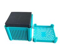 Aquarium Cube Filter - Bio Sponge Cleaner, Toxin Absorber Cube | Aquarium Water Purifier Block, Efficient Charcoal Filtration Media for Marine Fish Display, Reef Tank, Office Aquarium Zone