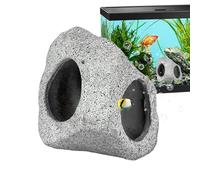 Aquarium Decoration Caves, Reptile Hiding | Hide Decorative Rocks from the Cave for Aquarium, Artificial Fish Ornaments, Natural and Safe Aquarium Decorations