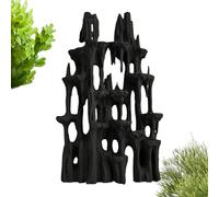 Aquarium Decoration Set Natural Terrarium Ornaments Multilayer Reptile Tank Decoration with Stones Plant Accessories for Amphibians Climbing Habitat Spider Shrimp Leopard Gecko Snake