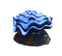 Aquarium Decoration Shell Fish Tank Landscaping Decorative Ornaments Connected To The Water Pump Can Bubble Simulate The Shell Opening, Suitable For Fish And Shrimp Hiding House In FishTank Scene