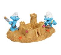 Aquarium decoration smurfs beach gargamel and azrael Aqua Della