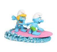 Aquarium decoration smurfs on water gargamel and azraël tuba Aqua Della