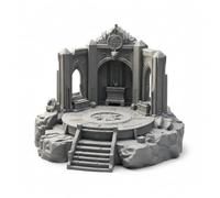 Aquarium Decoration Temple, color to 1, 99.09mm x 95.15mm x 80mm | Aquarium Ornament - 99.09mm X 95.15mm X 80mm - For Home Decor - For Terrariums