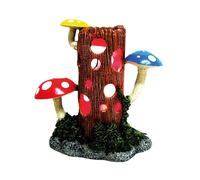 Aquarium decoration trunk and mushrooms with led Nobby Pet