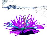 Aquarium Decorations Coral, Silicone Fish Tank Soft Coral Ornaments, Glowing In The Dark Aquarium Plant Decorations for Hotel Dorm Apartment Home