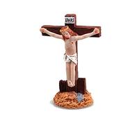 Aquarium Decorations Fish Tank Jesus Crucifix Themed Décor Figurine Sculpture Statues Reptile Small Terrarium Ornament Turtle Lizard Tanks