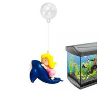 Aquarium Decorations Little Diver | Fish Tank Decoration Cartoon Fish - Betta Toys Aquarium Accessories, Big Diver Looking Floating Pendant for Aquarium