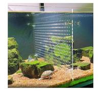 Aquarium Divider, 5mm Thick Acrylic Panel with Suction Cups, Fish Tank Partition for Space Isolation, Transparent Isolation Board for Freshwater & Marine Fish