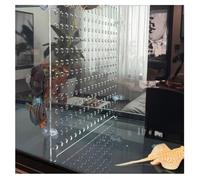 Aquarium Divider - Transparent Acrylic Isolation Board with Suction Cups for Fish Tank Partitioning & Waste Removal, Ideal for Cichlid, Betta, Arowana Breeding