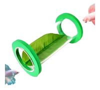 Aquarium Enrichment Decoration: Clear Acrylic Chamber, Floating Foam Support, Natural Lotus Foliage, Peaceful Aquatic Shelter | Betta Shrimp Guppy Shelter During the
